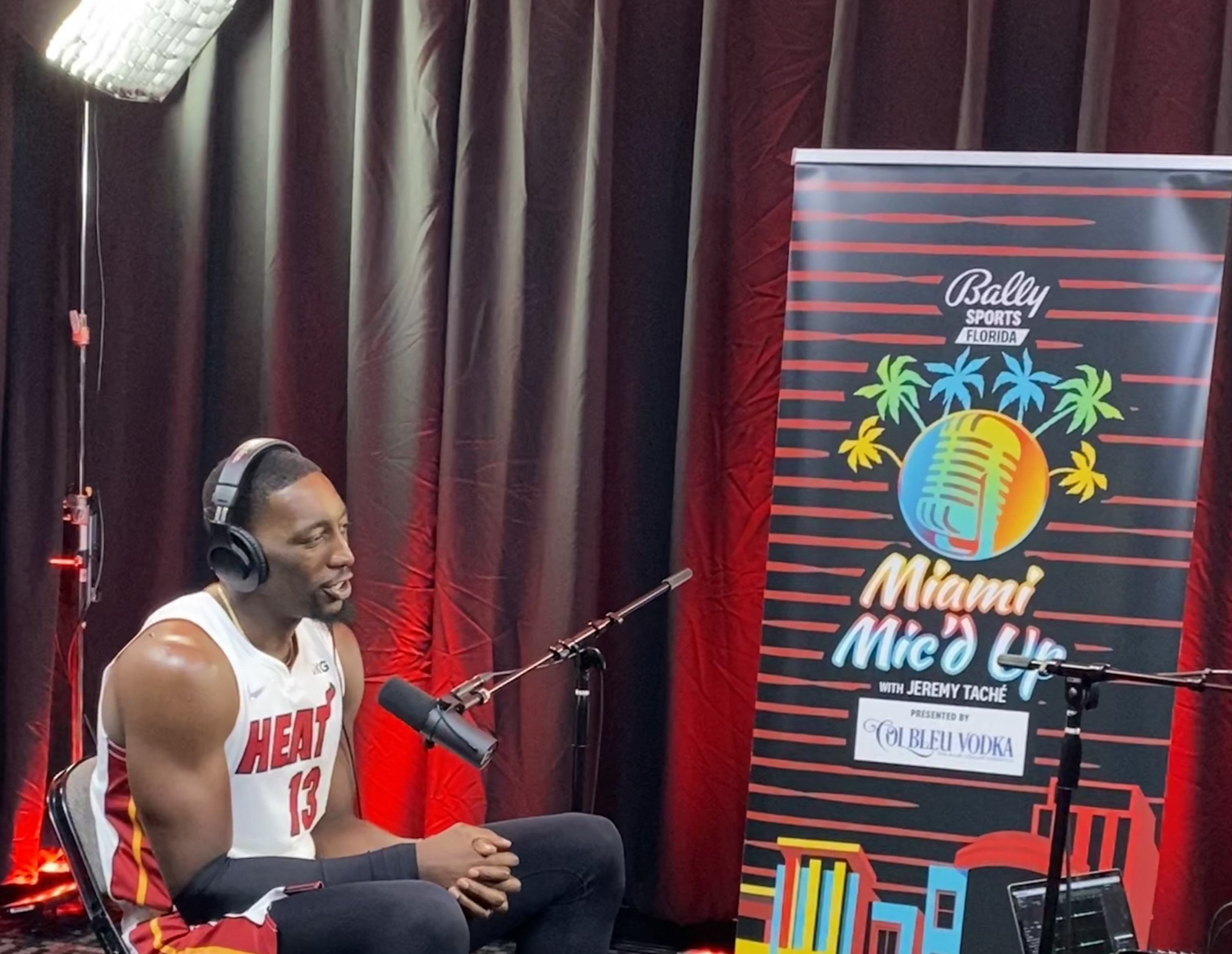 Miami Mic'd Up in partnership with regional broadcast partner Bally Sports Florida. We provided lighting and audio support for the podcast recording