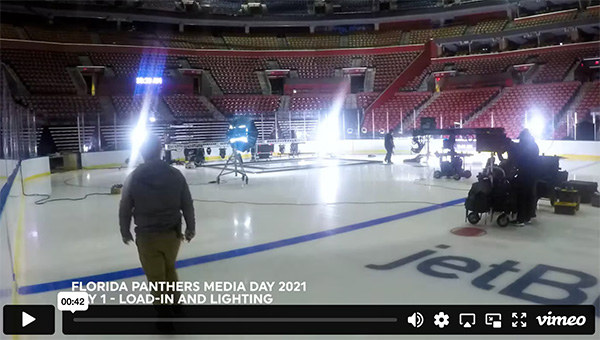 Media Stage - Florida Panthers Media Day