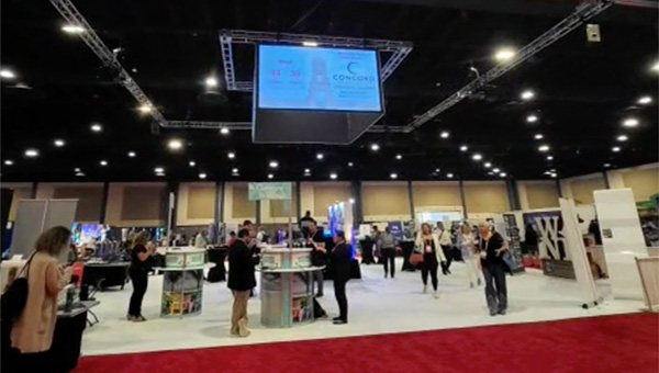 Media Stage at the Palm Beach Convention Center