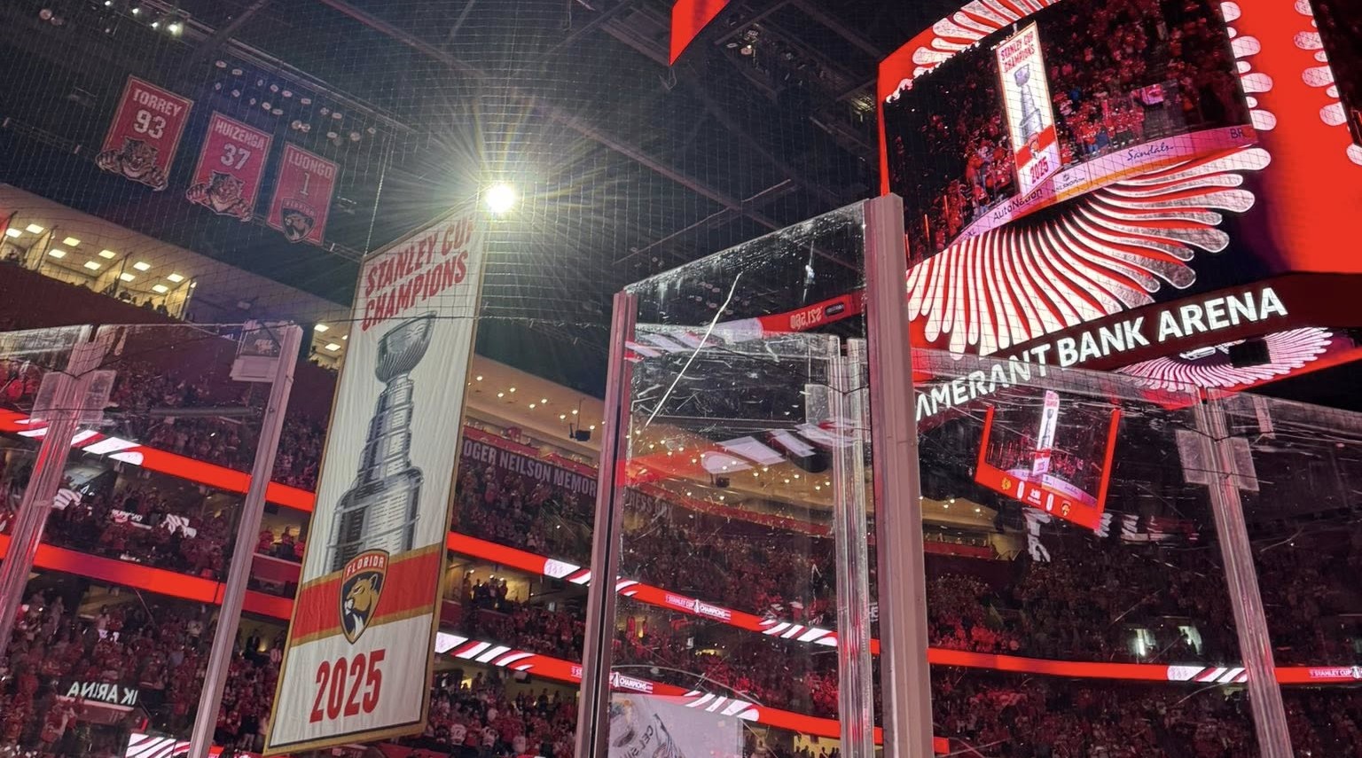 Another Stanley Cup banner raised into the rafters!